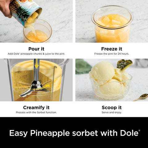 CREAMI processing bowl visible, ready to craft creamy frozen treats.