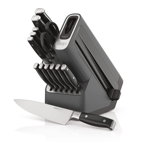 Ninja NeverDull block with built-in sharpener for easy home sharpening