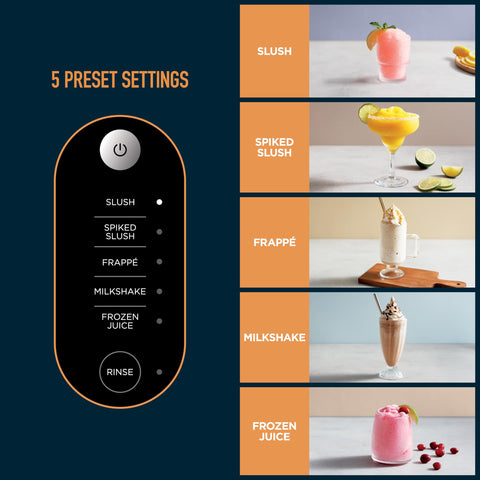 Ninja SLUSHi easy-fill vessel speeds setup and topping off.