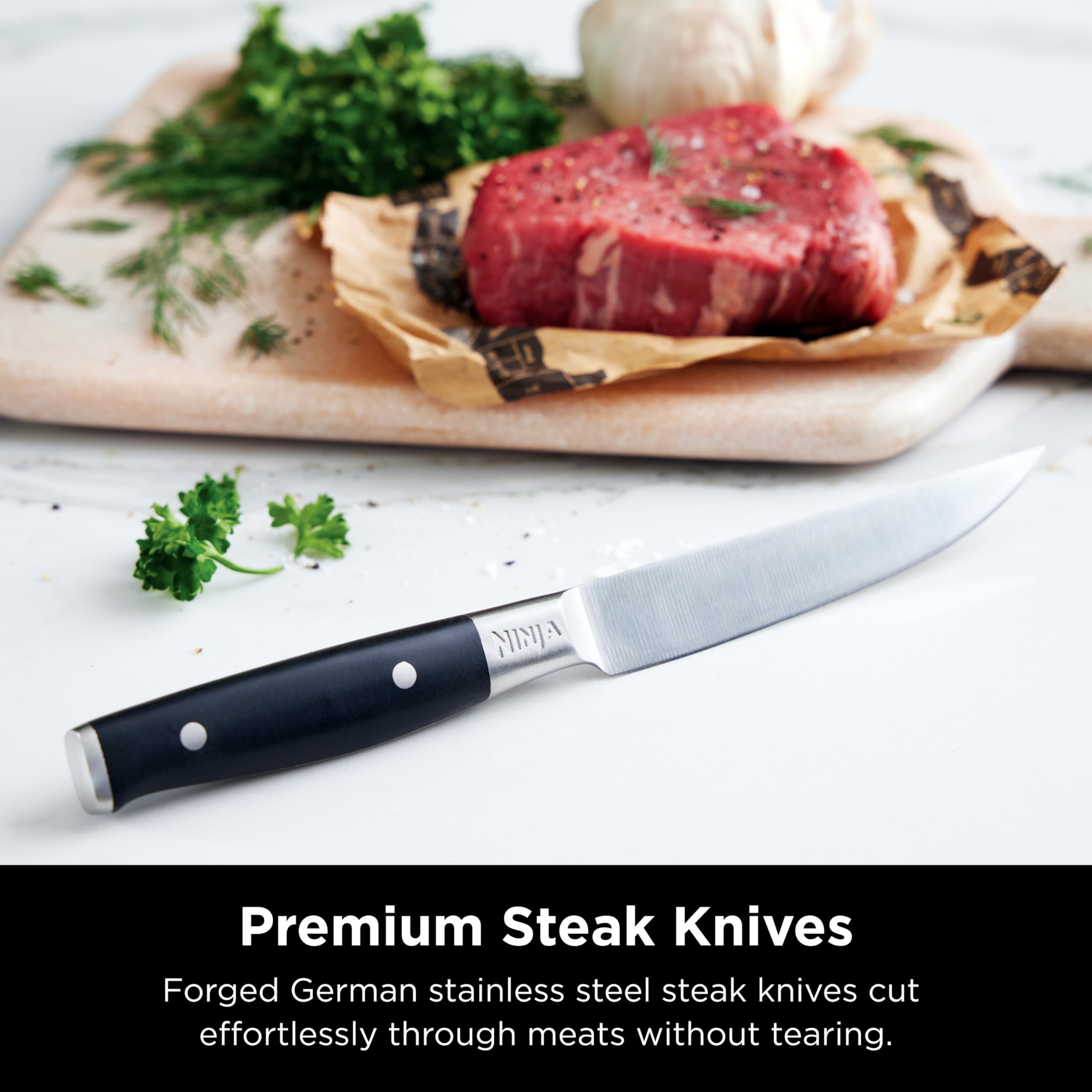 Ninja K32017 5-inch utility knife versatile for many prep jobs.