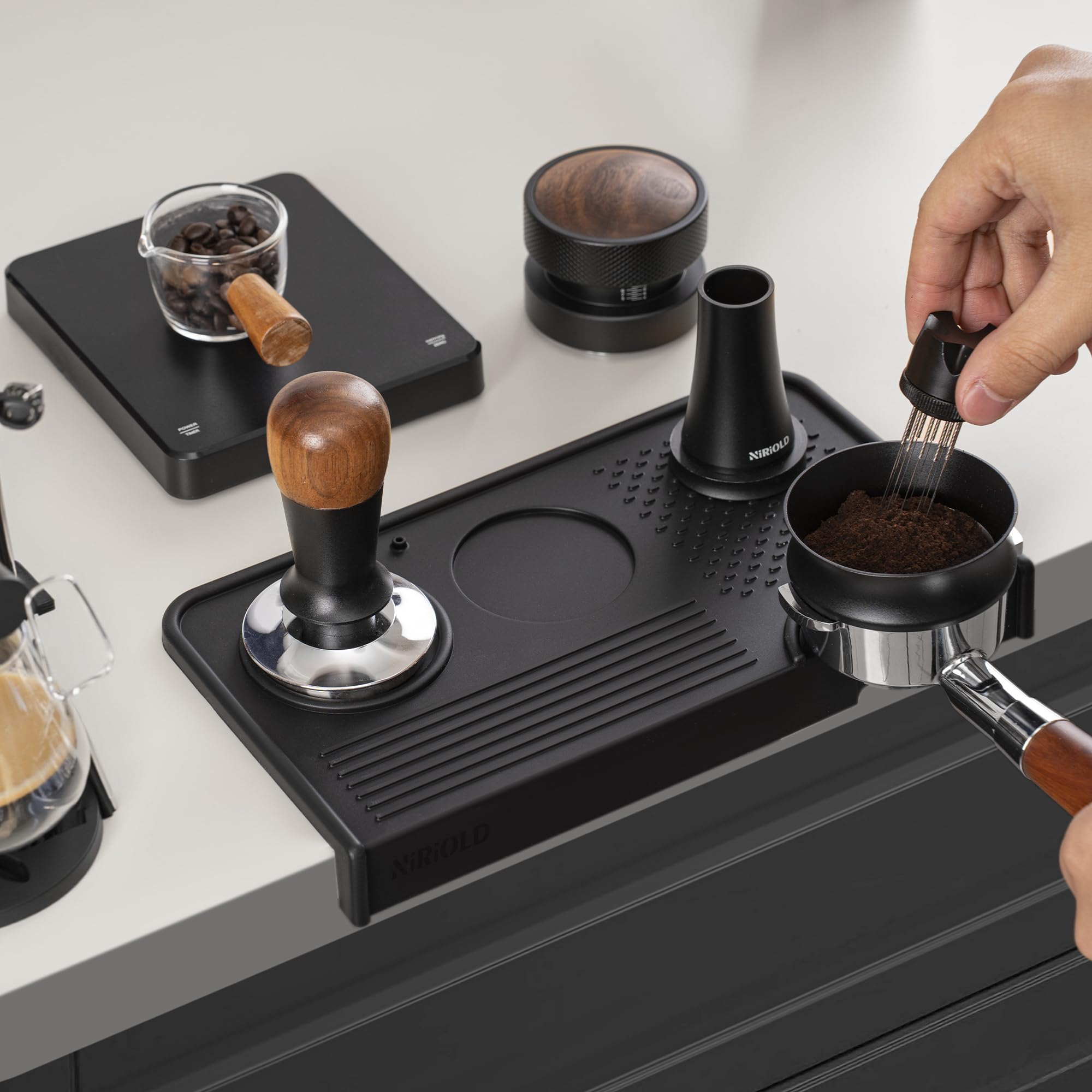 NiRiOLD tamping mat easy-clean design is quick to rinse