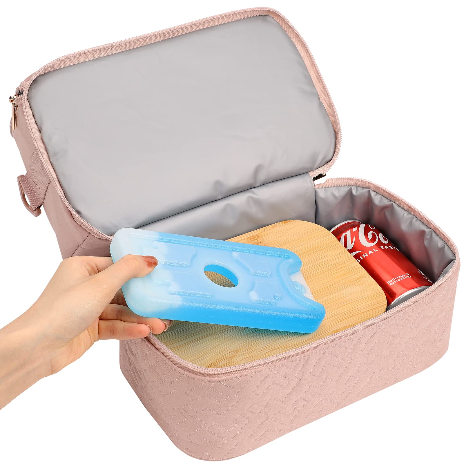 NISHEL lunch bag offers 10.6L capacity for 1–2 meals and snacks.