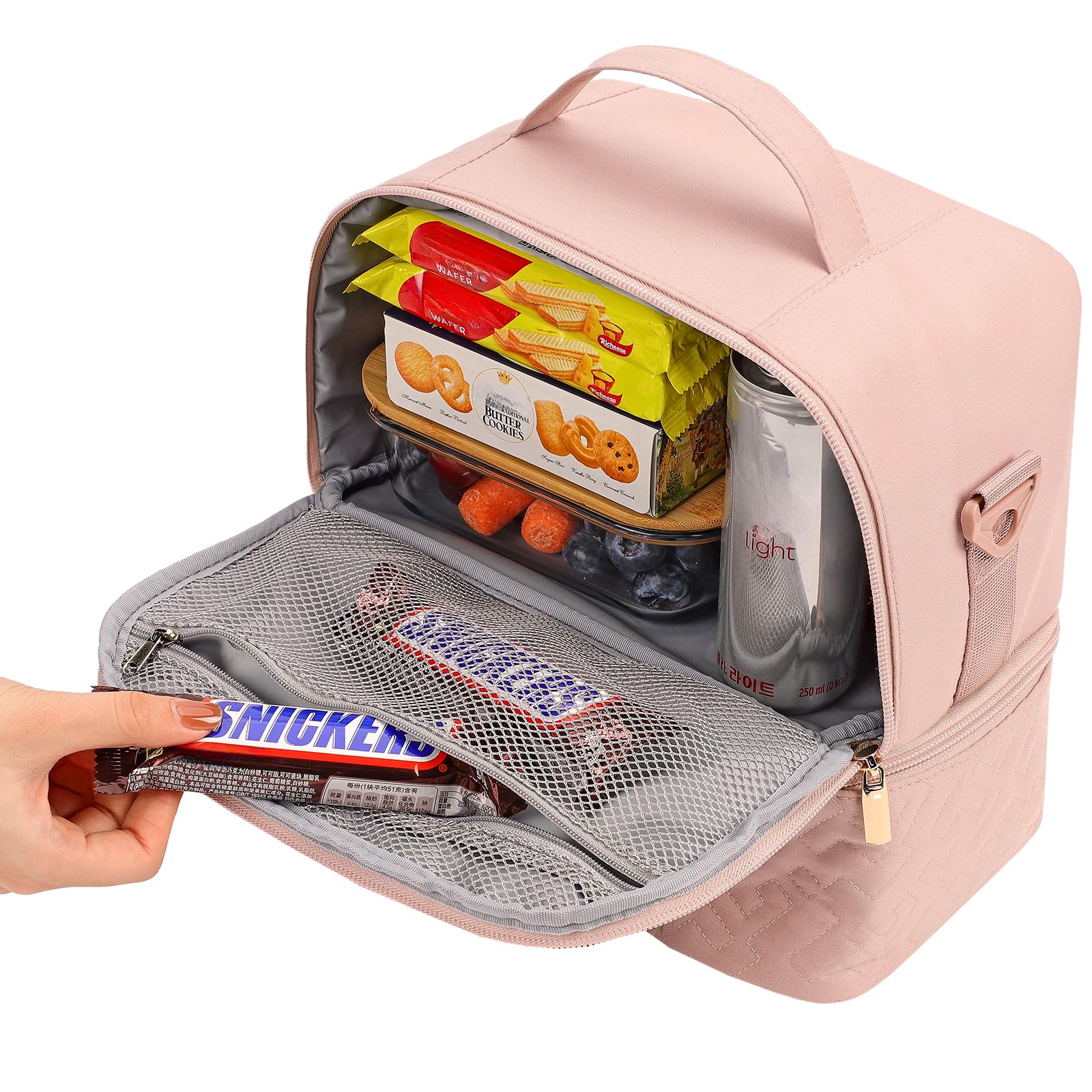 NISHEL lunch bag with 5mm foam core provides steady insulation.
