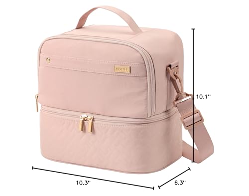 NISHEL lunch bag in pink design adds style to lunchtime routines.
