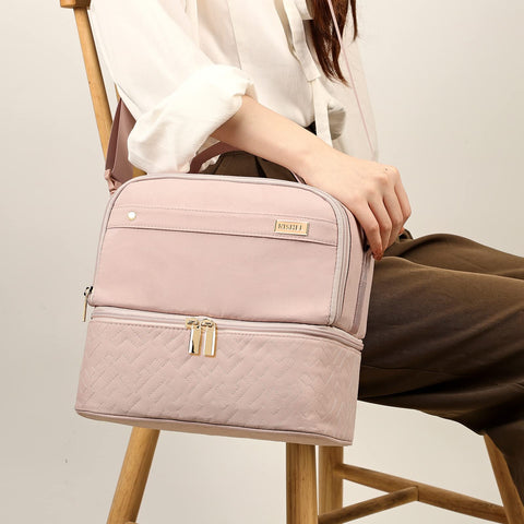 NISHEL lunch bag upper and lower dimensions support versatile packing.