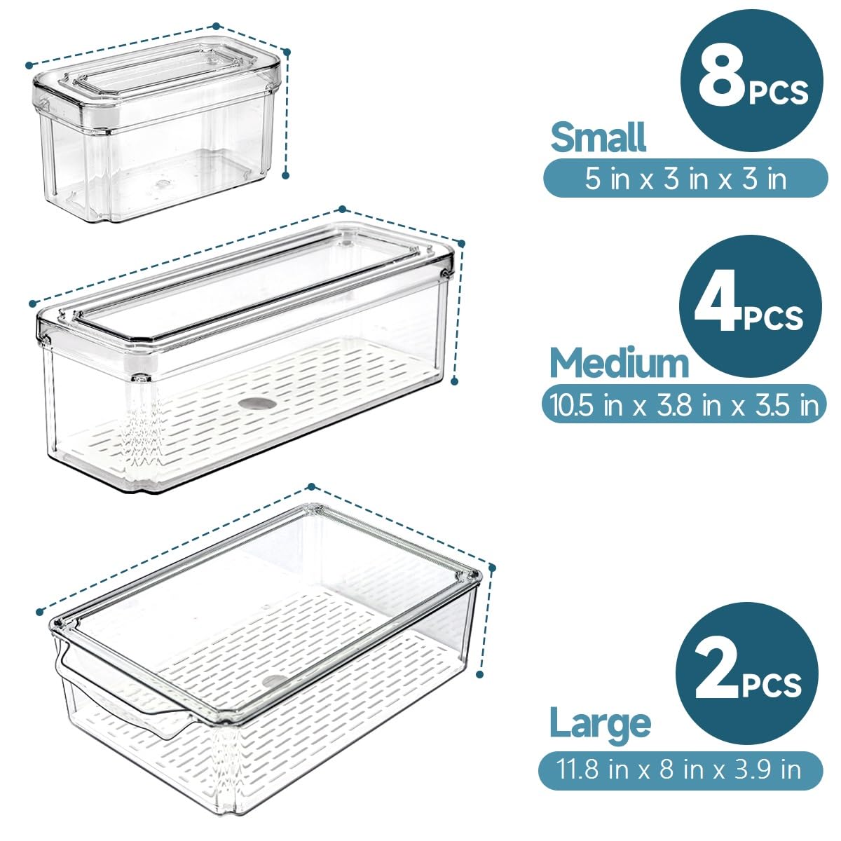NISILIN BPA-free lids protect from dust and odors while staying easy to open