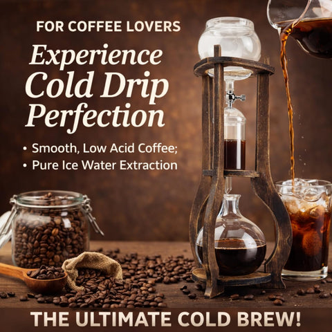Nispira 6-8 cup capacity ideal for family or party brews.