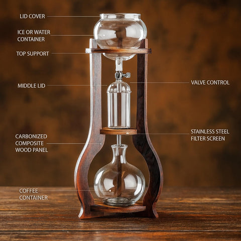Nispira adjustable valve detail enables precise, consistent drip control.
