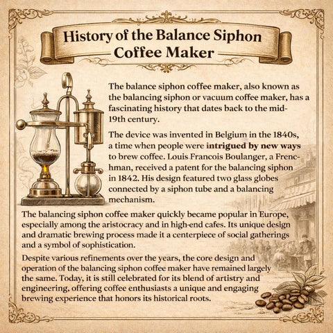 Nispira Balance Siphon copper heat source setup enables precise brewing