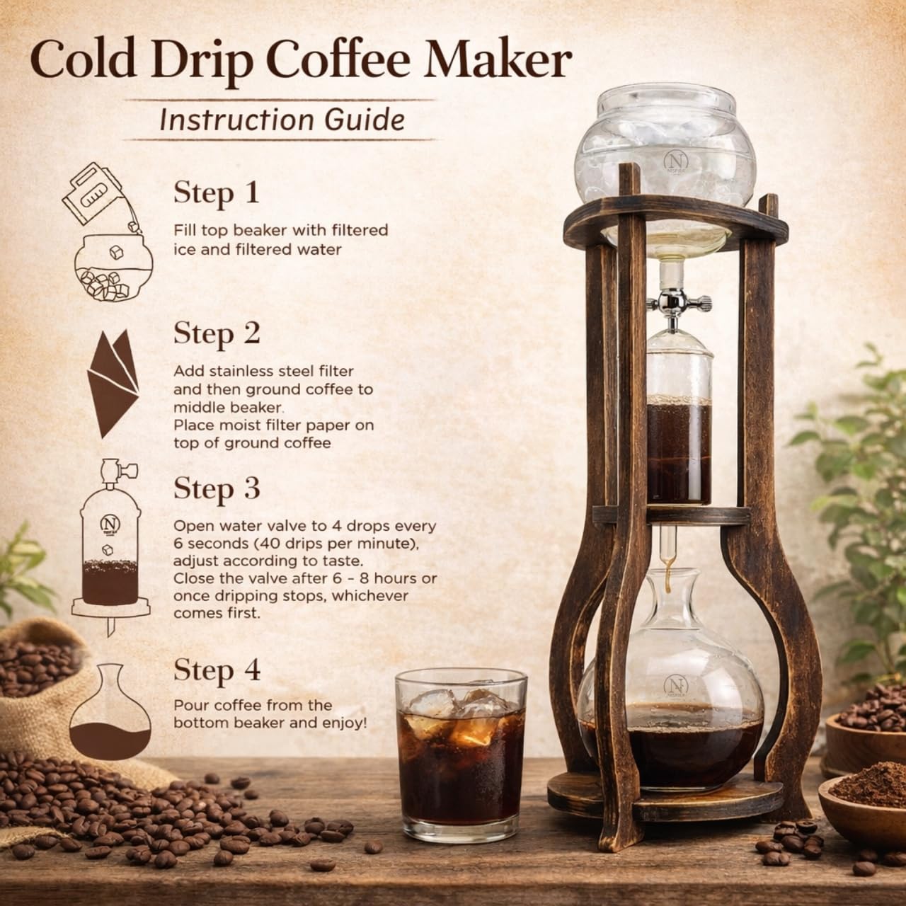 Nispira slow extraction highlights natural sweetness and body.