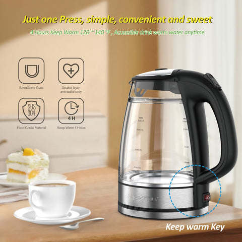 NISVITU boil-dry protection with automatic shut-off for safety