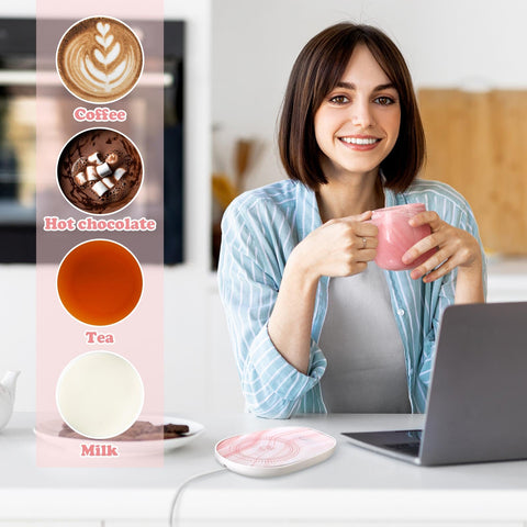 Nitial golden spoon included for stylish stirring and enjoyment