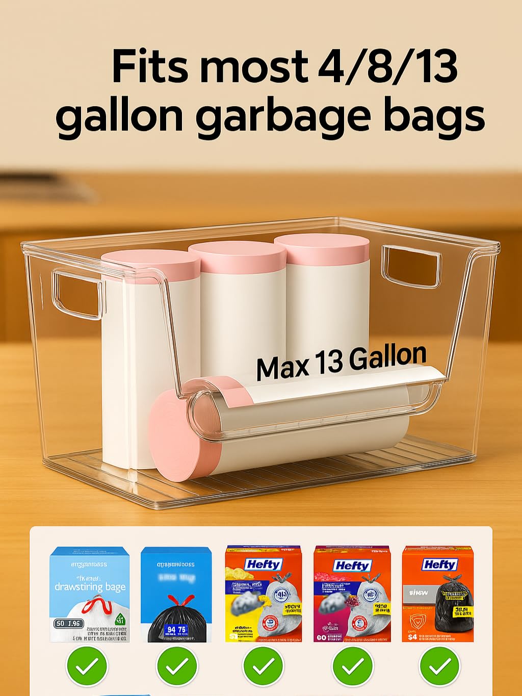 NITOOR front-opening bin for washing produce easily and mess-free.