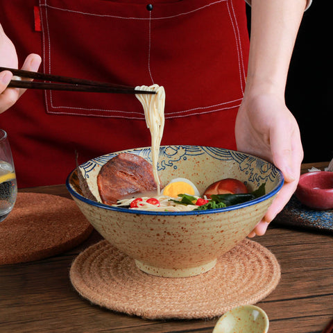 Dishwasher-safe ceramic bowls for easy cleaning