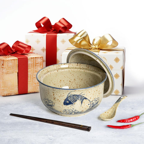 Niturceal gift-pack ramen bowls ideal for home cooks and enthusiasts.