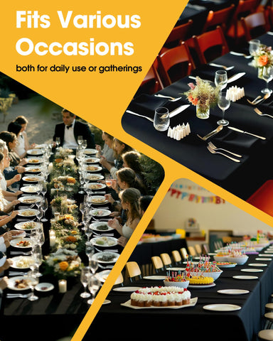 Niuara budget-friendly six-pack tablecloth for large gatherings