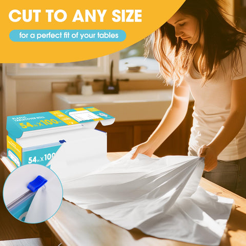 Niuara disposable table cover enables quick post-event cleanup and less mess.