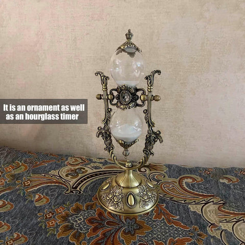 NIUASH embossed metal hourglass design for vintage decor