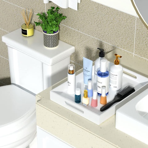 NIUBEE tray organizes bottles and magazines on kitchen or bar space