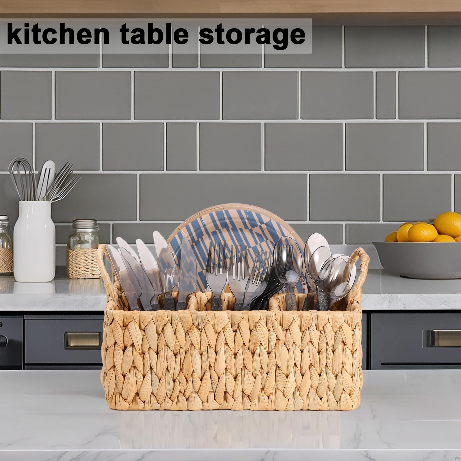 Folded handles demonstrate easy portability for picnics and outdoor meals