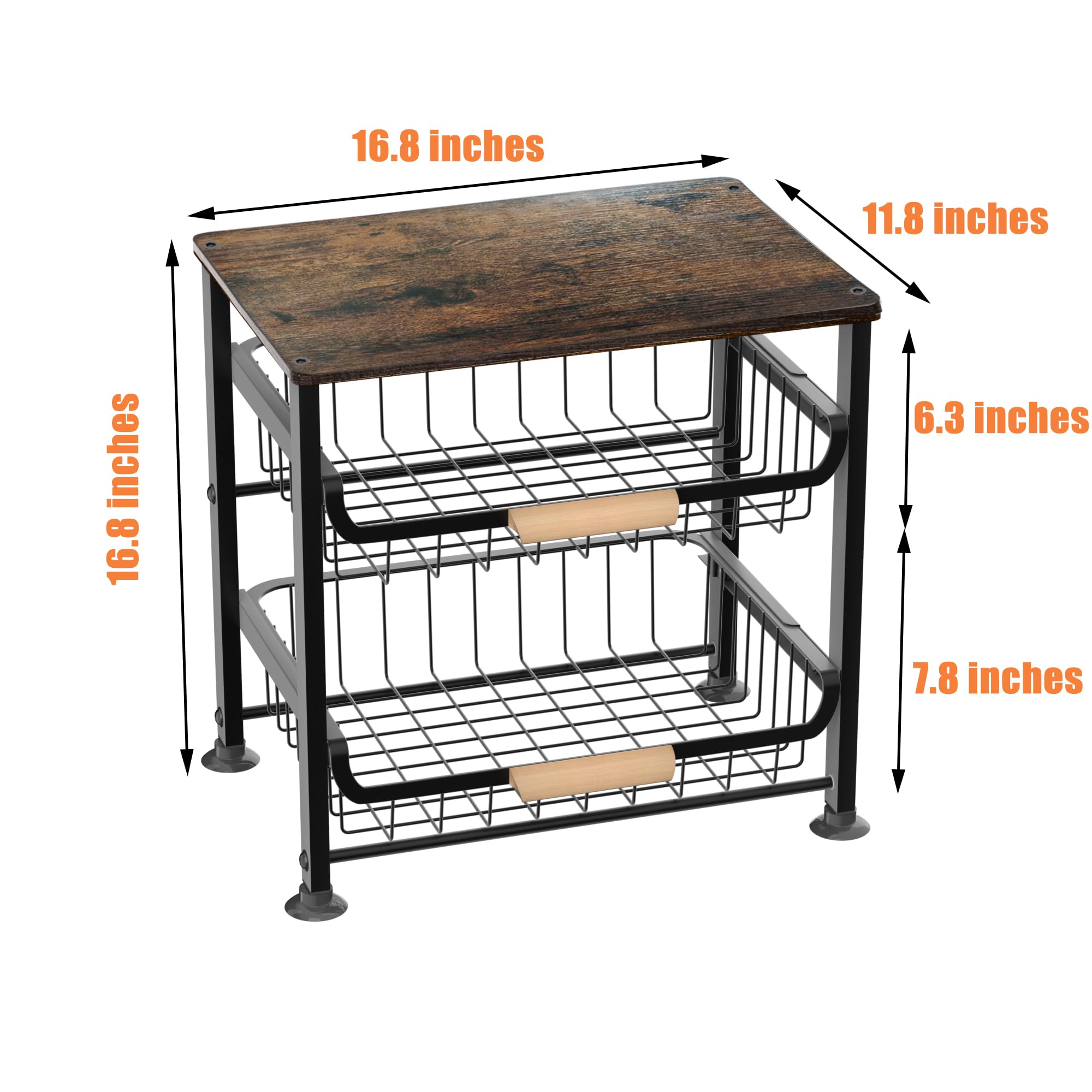 NiuYichee mesh baskets promote airflow and reduce odors.