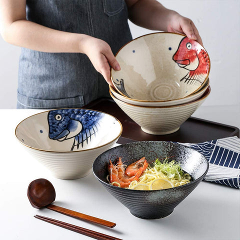 NJCHARMS gift-ready ramen bowl set for housewarmings and celebrations.