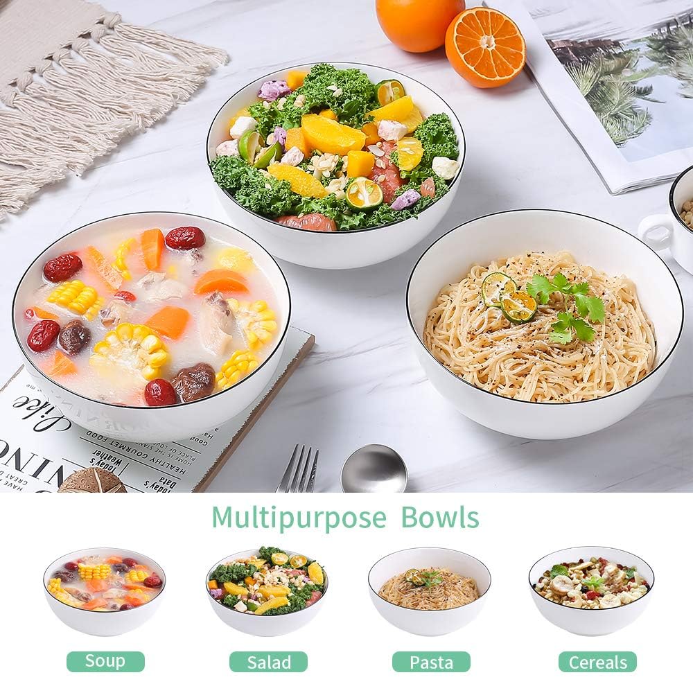 NJCHARMS porcelain-bowl-dishwasher-safe lead-free for easy cleanup