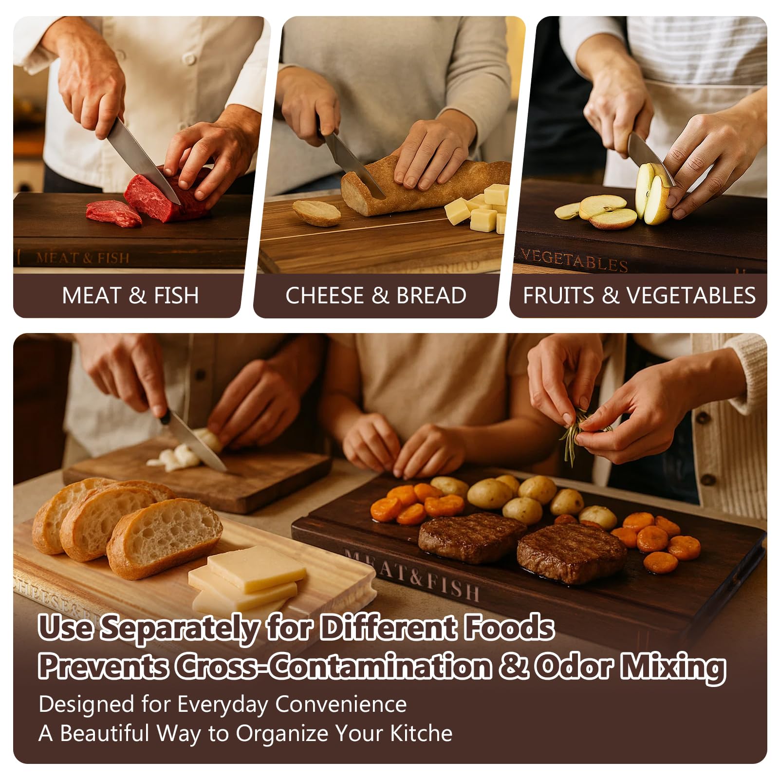NKDFRI three boards in different sizes for versatile tasks