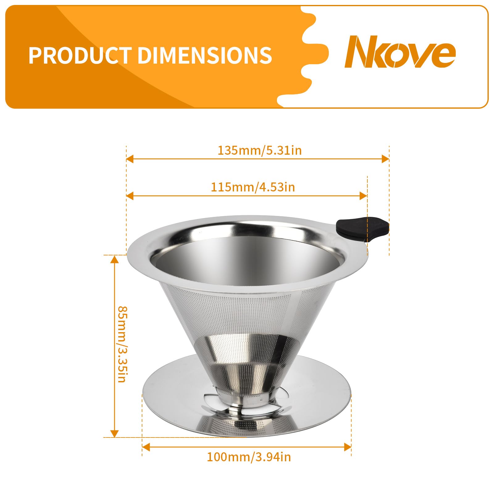 Nkove 600-mesh filter preserving oils for fuller flavor.