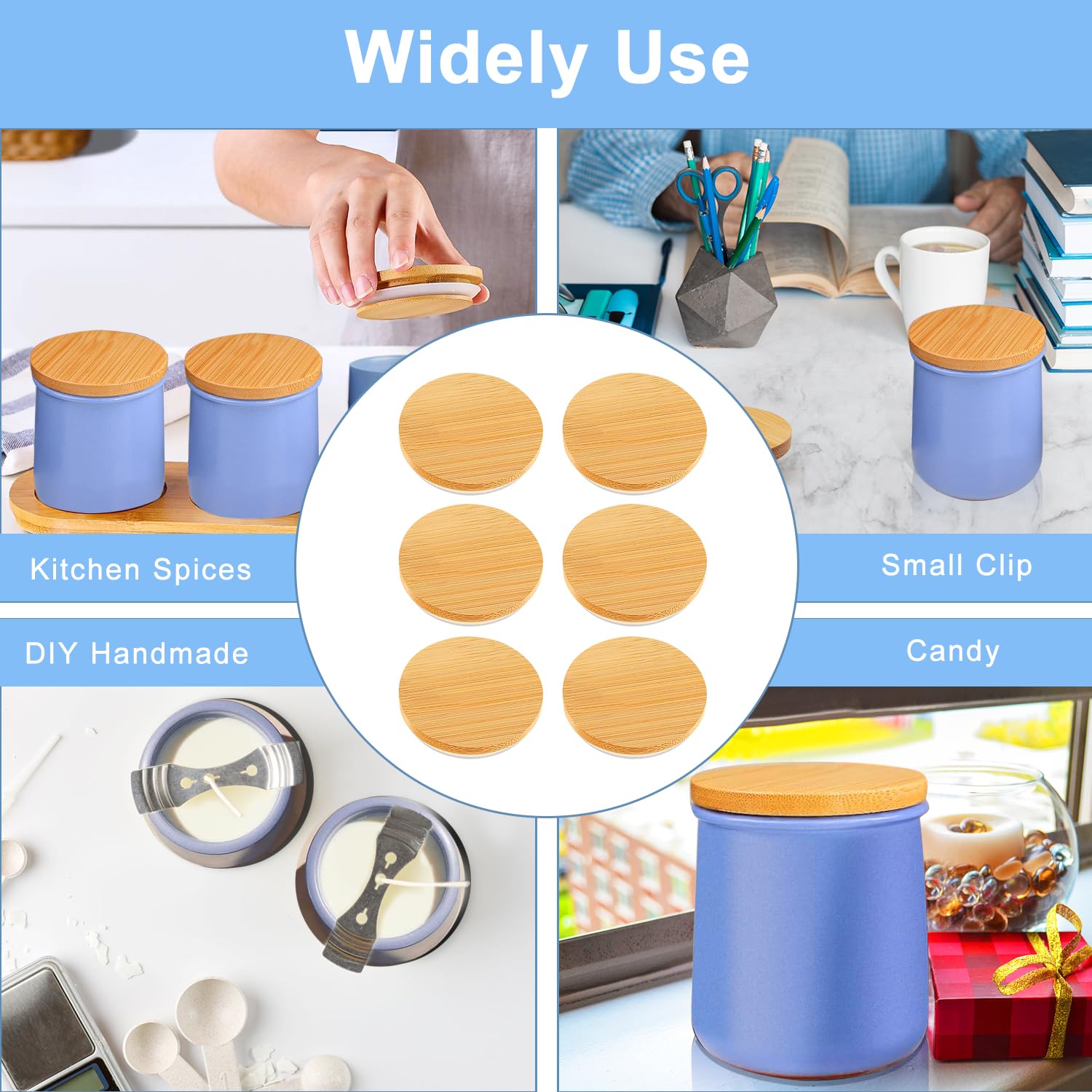 nlkacsy lids include silicone gasket for moisture protection.