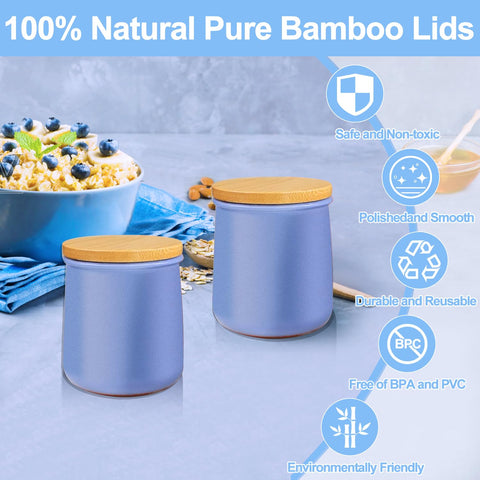 nlkacsy natural wooden lid offers plastic-free storage solution.