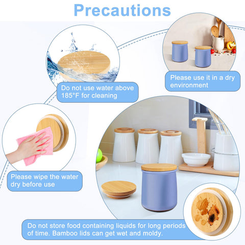 nlkacsy silicone-seal bamboo lid highlights leak-proof seal for jars.