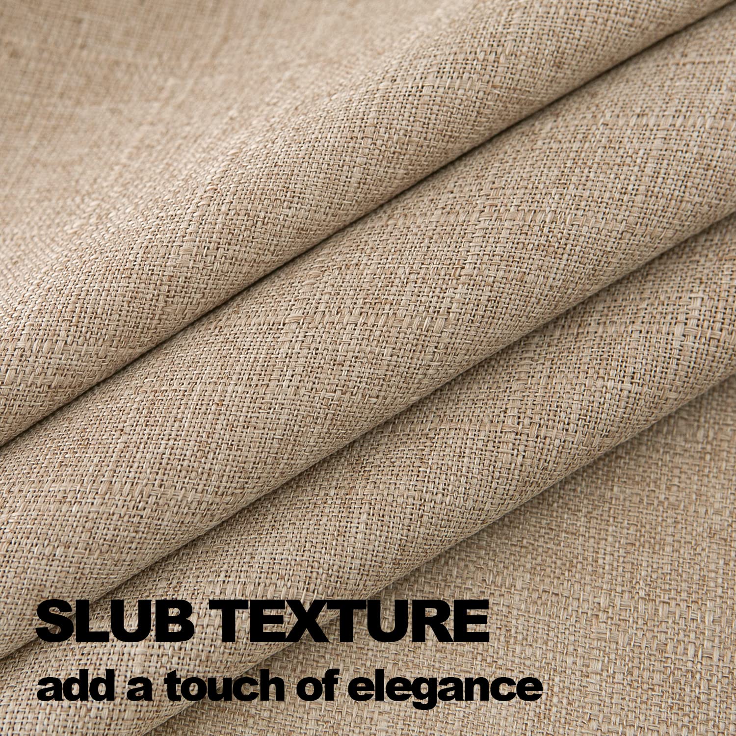 NLMUVW wrinkle-resistant finish keeps the table neat during meals.