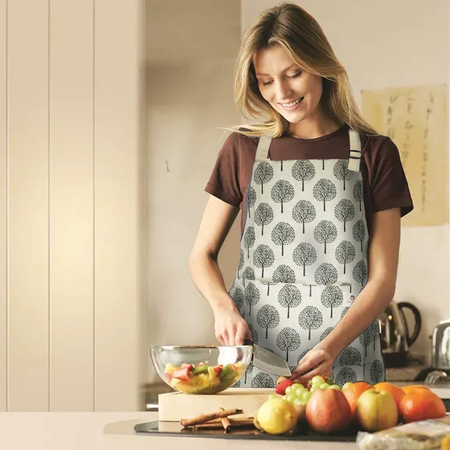 NLUS care-friendly apron is suitable for machine washing and drying.