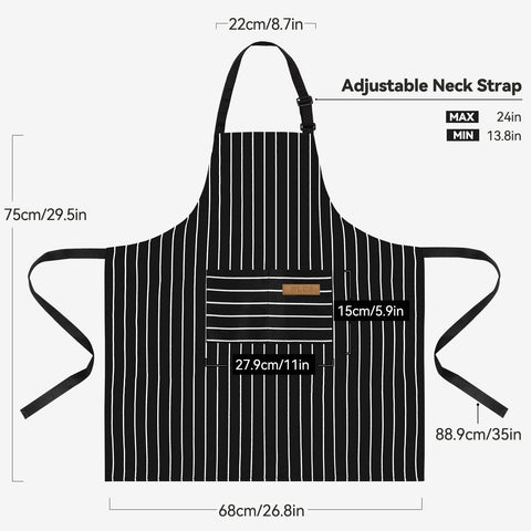 NLUS adjustable neck strap with long waist ties for comfortable fit.