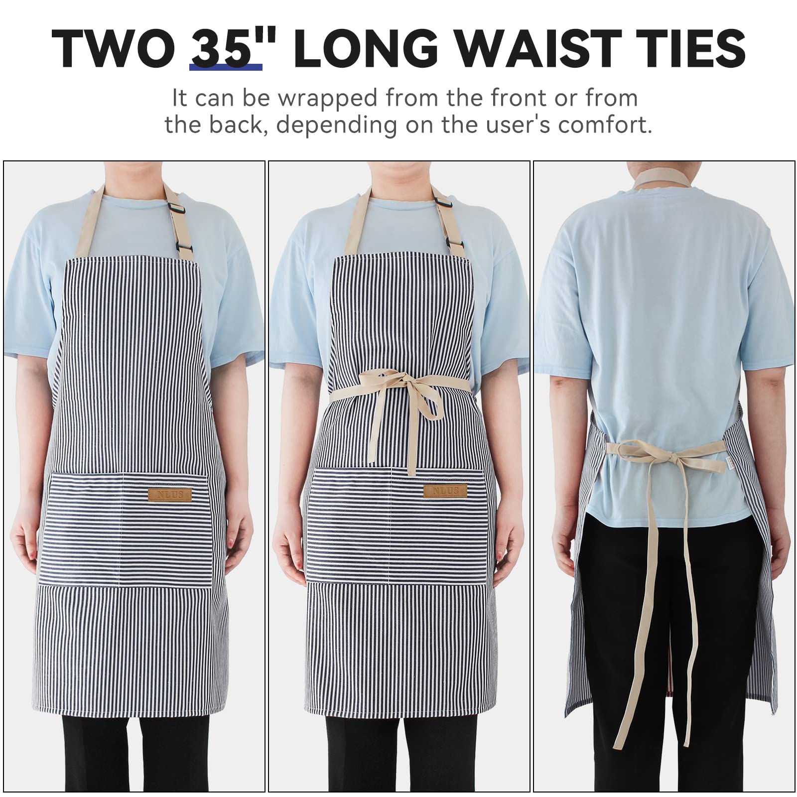 NLUS durable polyester-cotton fabric offers easy care and lasting performance.
