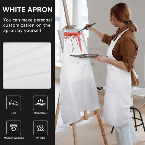 NLUS kitchen apron suitable for cooking, baking, grilling and DIY.