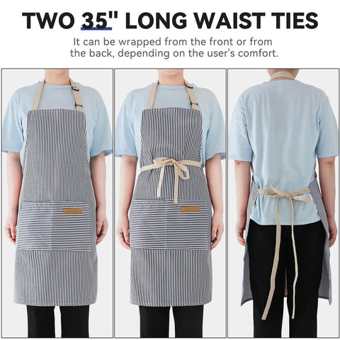 NLUS apron in kitchen scene during active cooking
