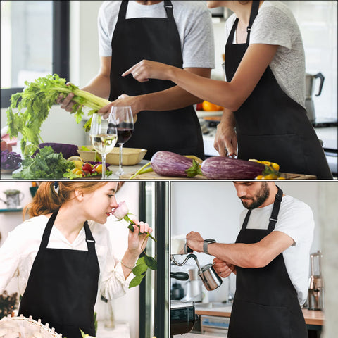 NLUS black apron suits cooking, cleaning, painting, and BBQ tasks