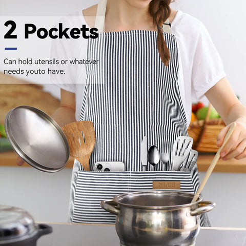 NLUS generous size gives full coverage during cooking and other activities.