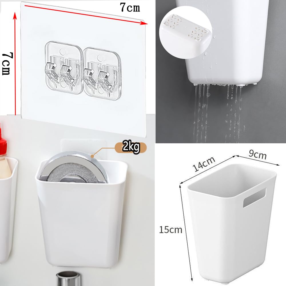 Nmgkokew fridge side storage shelf keeps condiments within reach.