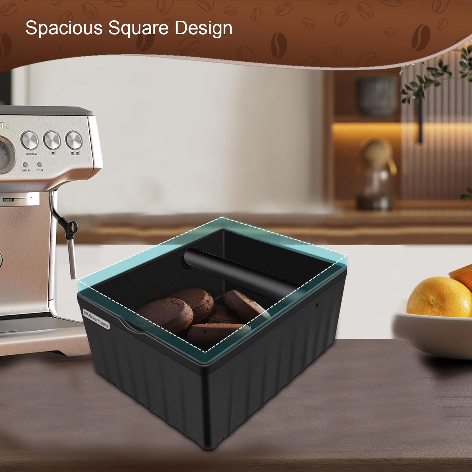 NMW earthmone knock bar wrapped in rubber cushions each knock