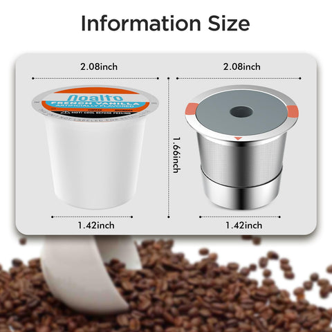 Noalto K-Cups bottom perforation for even extraction.