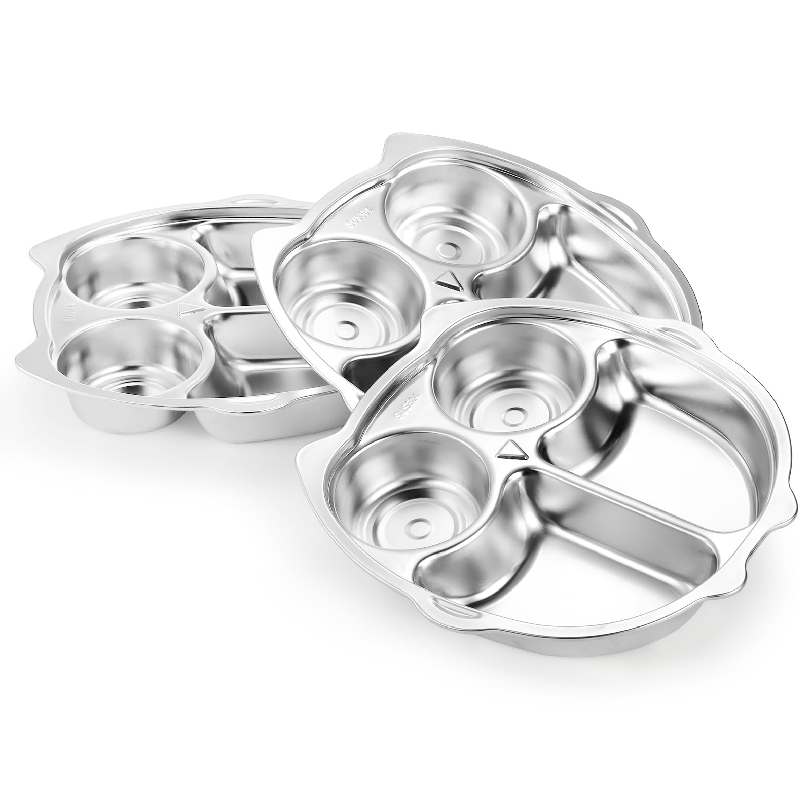 Noamus adult portion plate supports balanced snacks and meals