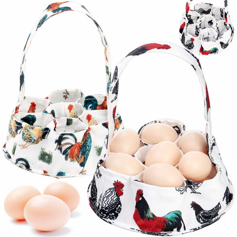 Noamus eggs collecting bags in two styles, versatile for farm, backyard, or storage.