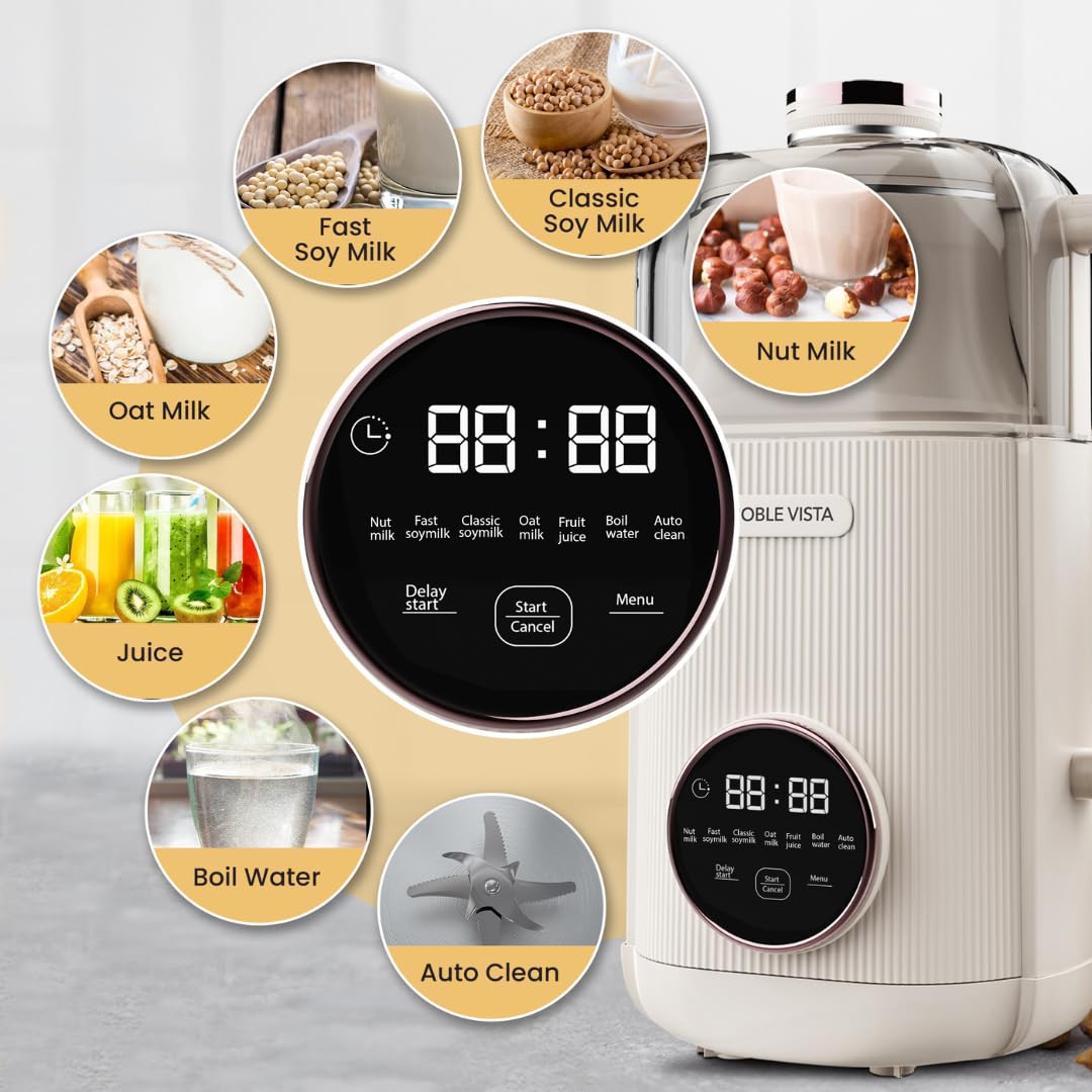 Hot and cold beverage capability supports warm mornings or refreshing cold drinks.