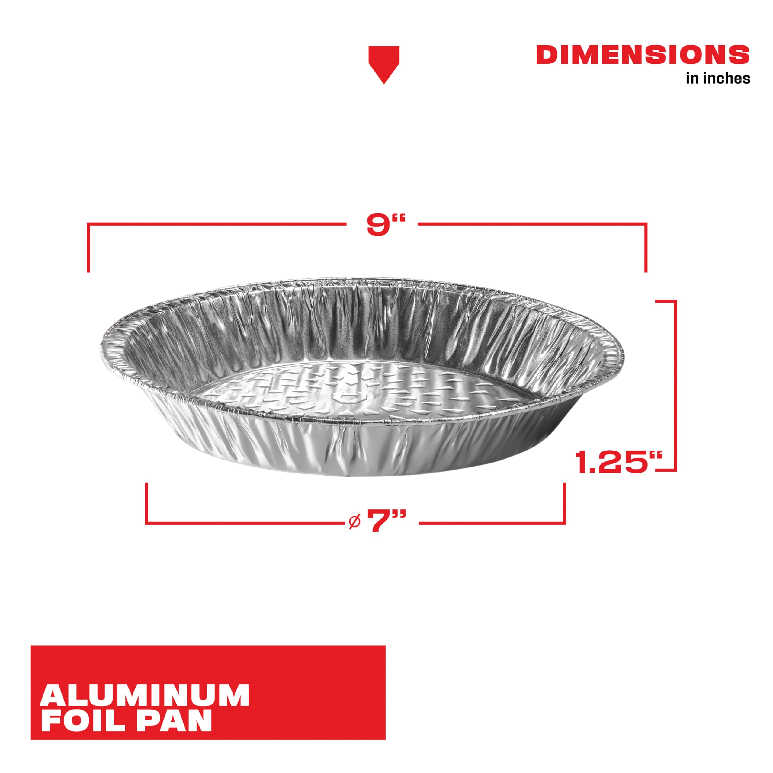 NoCry 9-inch even-heat design ensures even baking across pies and quiches.