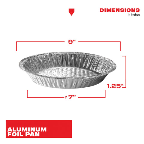 NoCry 9-inch even-heat design ensures even baking across pies and quiches.