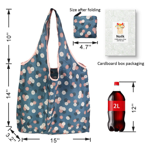 Noilk 50lb capacity tote handles heavy groceries with ease.