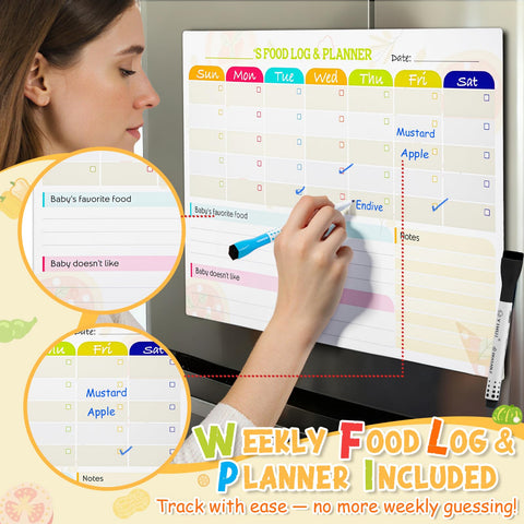 NOKOGMT three color markers included for color coding meals